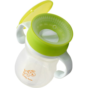 Поильник-непроливайка детский BABY TEAM (Беби Тим) артикул 5035 360 с ручками с 6 месяцев 300 мл