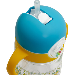 Поильник детский BABY TEAM (Беби Тим) артикул 5040 с силиконовой трубочкой и ручками с 9 месяцев 300 мл