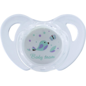 Пустышка силиконовая детская BABY TEAM (Беби Тим) артикул 3103 классическая с 0 месяцев 1 шт