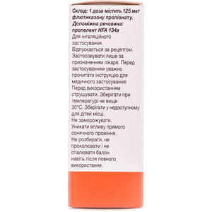 Фликсотид Эвохалер аэр. д/инг. дозир. 125мкг/доза, 120доз