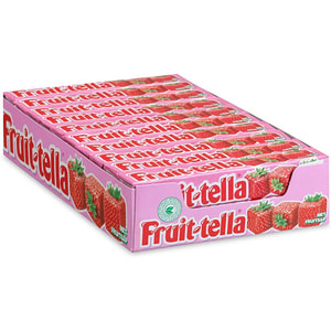 Конфеты жевательные веганские FRUIT-TELLA (Фрутелла) Клубника 41 г
