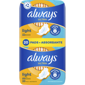 Прокладки гігієнічні жіночі ALWAYS (Олвейс) Ultra Light Duo (Ультра лайт дуо) ароматизовані 20 шт