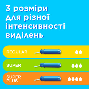 Тампоны женские TAMPAX (Тампакс) Compak (Компакт) Regular Duo (Дуо) с аппликатором 16 шт