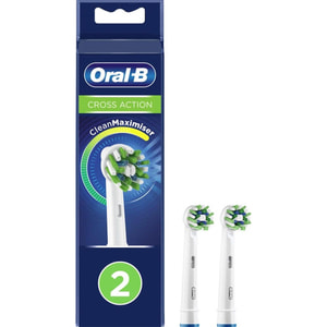 Насадки для електричної зубної щітки змінні ORAL B (Орал Бі) Cross Action EB50RB 2 шт