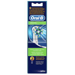 Насадки для електричної зубної щітки змінні ORAL B (Орал Бі) Cross Action EB50RB 2 шт