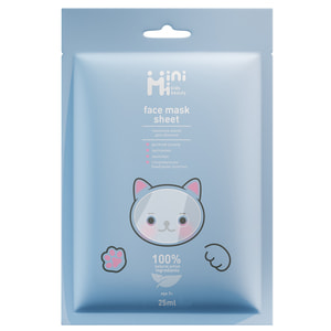 Маска для обличчя тканинна MINIMI KIDS BEAUTY (Мінімі Кідс Бьюті) Йогурт 25 мл