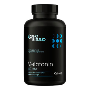 Мелатонін вітаміни та мінерали OSTROVIT (Островіт) Melatonin в таблетках упаковка 180 шт
