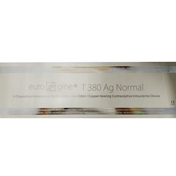 Контрацептив (спіраль) внутрішньоматочний Eurogine (Еврогайн) Cu 380 Ag Normal (Cu380+Ag) 1 шт