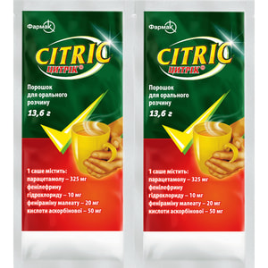 Цитрик пор. д/орал. р-ра саше 13,60г №10