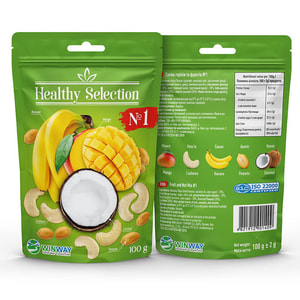 Суміш горіхів та фруктів WINWAY (Вінвей) Healthy Selection №1 100 г