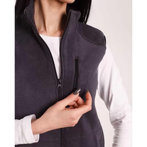 Жилетка медицинская флисовая Канада унисекс цвет темно-серый размер 48-50