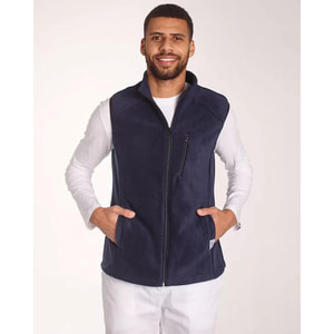 Жилетка медицинская флисовая Канада унисекс цвет темно-синий размер 48-50