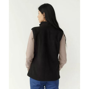 Жилетка медицинская флисовая Канада унисекс цвет черный размер 44-46