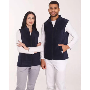 Жилетка медична флісова Канада унісекс колір темно-синій розмір 52-54