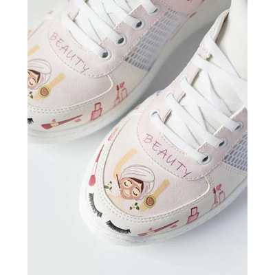 Взуття медичне кросівки з відкритою п'ятою Beauty Pink Air розмір 37