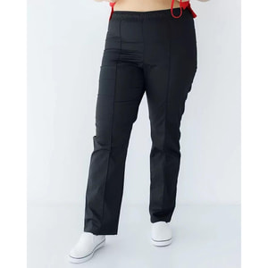 Брюки медицинские цвет черный женские размер 56