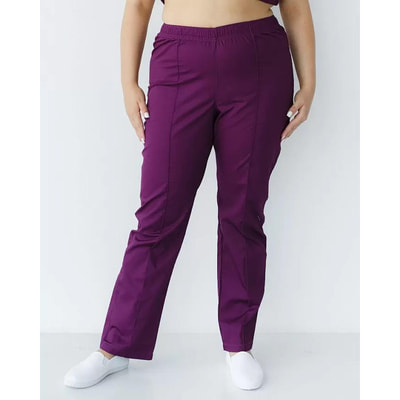 Брюки медичні колір фіолетовий жіночі розмір 58