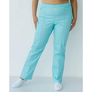 Брюки медицинские цвет мятный женские размер 60