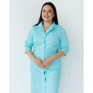 Халат медичний Софі колір ментол жіночий розмір 52