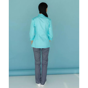 Костюм медицинский Сакура женский цвет мятно-серый размер 56