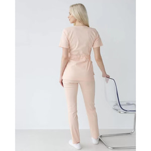 Костюм медичний Ріо жіночий колір персиковий розмір 50