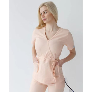 Костюм медичний Ріо жіночий колір персиковий розмір 50