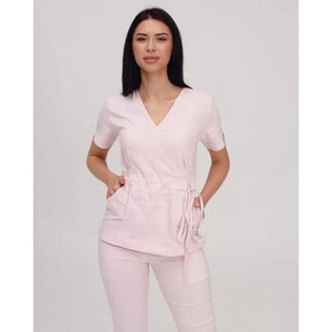 Костюм медичний Ріо жіночий колір ніжно-рожевий розмір 46