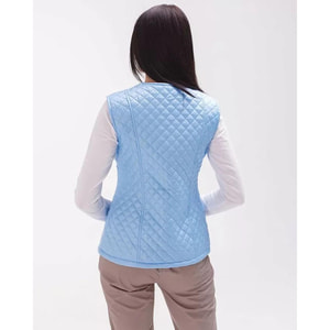 Жилетка медична утеплена Женева жіноча колір блакитний розмір 56-58