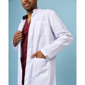 Халат медичний Амстердам колір біло-сірий чоловічий розмір 68