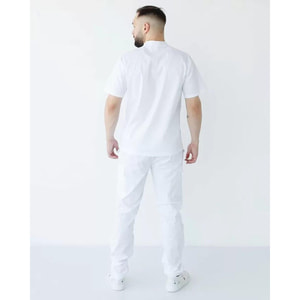 Костюм медицинский Денвер мужской цвет белый размер 62