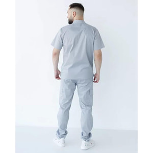 Костюм медичний Денвер чоловічий колір серый розмір 62