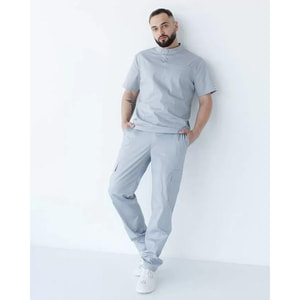Костюм медичний Денвер чоловічий колір серый розмір 62