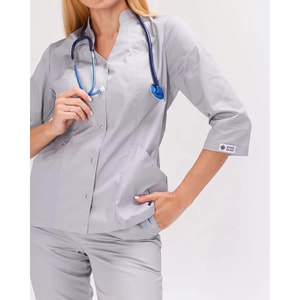 Костюм медицинский Элизабет цвет серый женский размер 46