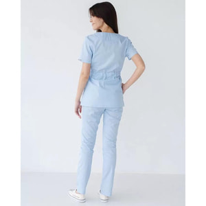 Костюм медицинский Наоми женский цвет лазурный размер 50