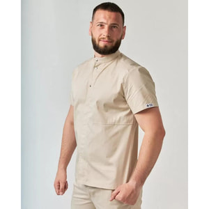 Костюм медицинский Бостон мужской цвет кремовый размер 56