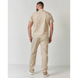 Костюм медицинский Бостон мужской цвет кремовый размер 56