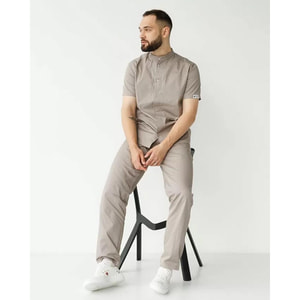 Костюм медицинский Бостон мужской цвет мокко размер 56