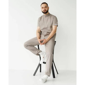 Костюм медицинский Бостон мужской цвет мокко размер 56