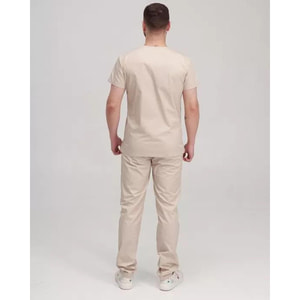 Костюм медичний Мілан чоловічий колір кремовий розмір 54