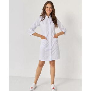 Халат медичний Сакура колір білий жіночий розмір 56