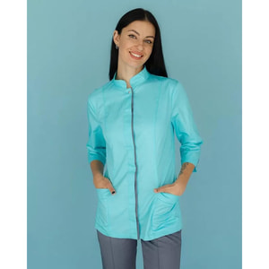 Костюм медицинский Сакура женский цвет мятно-серый размер 58