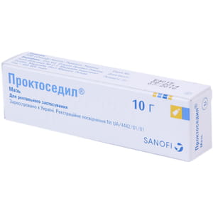 Проктоседил мазь туба 10г