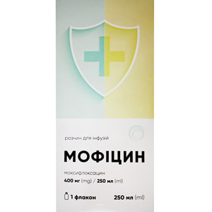 Мофицин р-р д/инф. 400мг/250мл фл. 250мл №1