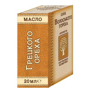 Масло косметическое Грецкого ореха Фармаком флакон 20 мл