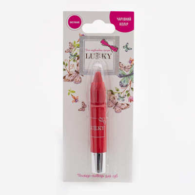 Помада-карандаш для губ LUKKY (Лаки) детская цвет красный 3,5 г