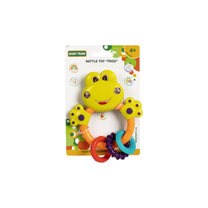 Іграшка-брязкальце дитяча BABY TEAM (Бебі Тім) артикул 8449 Жабка