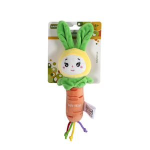 Іграшка дитяча BABY TEAM (Бебі Тім) артикул 8507 з пищалкою Тваринки в асортименті