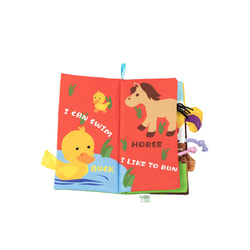 Іграшка-книжка дитяча BABY TEAM (Бебі Тім) артикул 8725 текстильна Хвостики