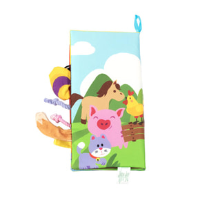 Іграшка-книжка дитяча BABY TEAM (Бебі Тім) артикул 8725 текстильна Хвостики