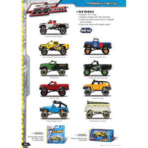 Машинка игрушечная MAISTO (Маисто) 21205 Rebels 4х4 в ассортименте